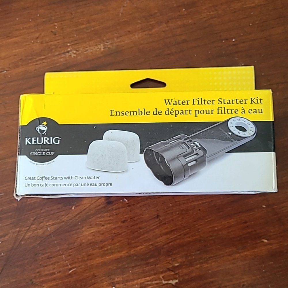 New in box keurig water filter started kit